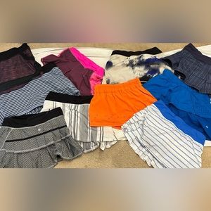 Lululemon Fast Cat Skirt Hyper Stripe PINK SIZE 4 or NAME YOUR SKIRT FROM PICS